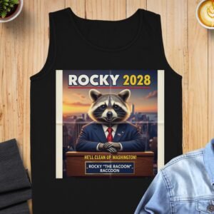 Rocky 2028 Mascot Themed Election Campaign Tank Tops